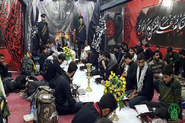 اربعین قرآنی در موکب حضرت فاطمه معصومه(س)