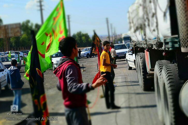 گزارش تصویری از خدمت&zwnj;رسانی به زائران اربعین در موکب&zwnj;های خرم&zwnj;&lrm;آباد