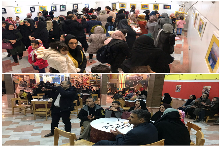 برپایی نمایشگاه نقاشی کودک شیروانی در مجتمع فرهنگی و هنری غدیر برپایی نمایشگاه نقاشی کودک شیروانی در مجتمع فرهنگی و هنری غدیر