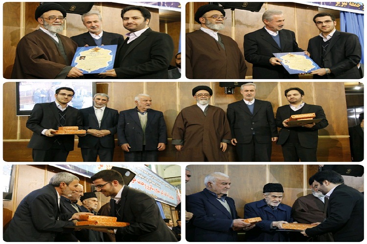 تجلیل از دو نفر از حافظان کل قرآن در نماز جمعه تبریز