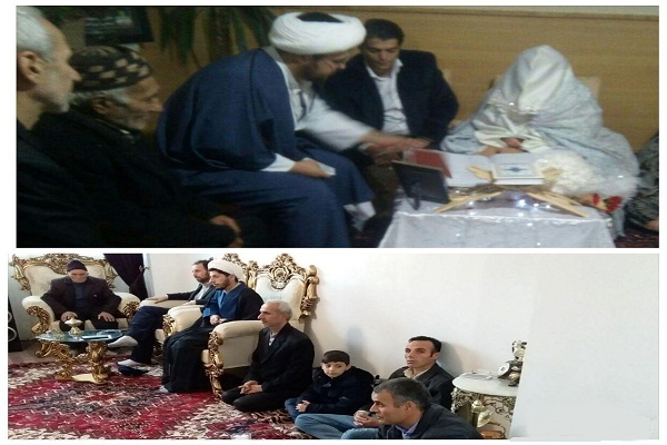 مراسم عقد معلم قرآن تبریزی در جمع قرآن‌آموزان + عکس
