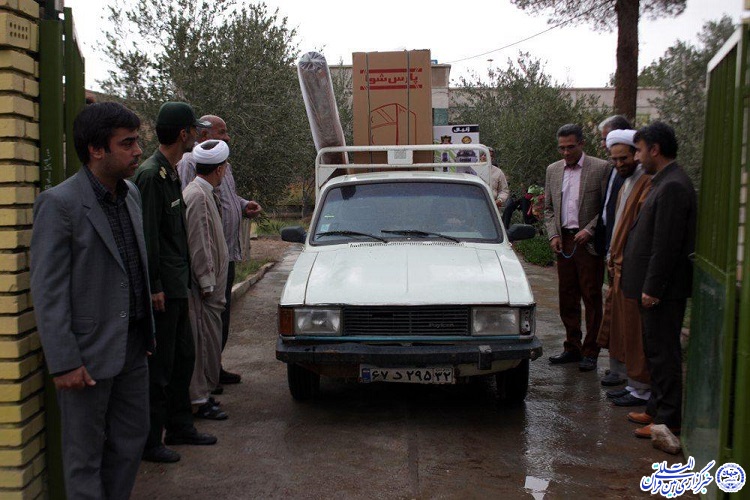 آغاز زندگی 27 زوج جوان خوسفی با کمک خیران
