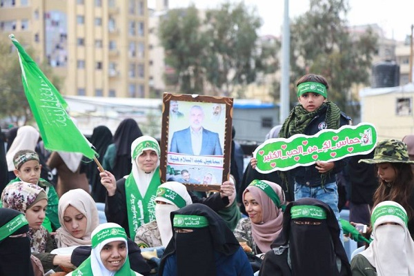 تصاویری از مراسم سالگرد تاسیس جنبش حماس در غزه
