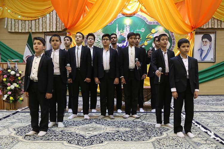 جشن میلاد پیامبر اکرم و امام صادق در یزد+عکس