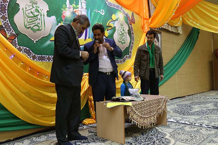جشن میلاد پیامبر اکرم و امام صادق در یزد+عکس