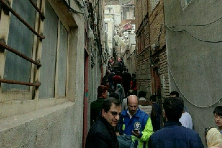 خراب شدن ۵ واحد مسکونی در تبریز