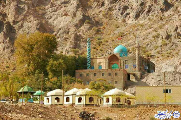 دلربایی گنبد فیروزه&zwnj;ای در دل کوه/ امامزاده شاه سلیمان علی(ع)؛ مأمن زائران در روزهای گرم