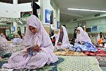پایان مراسم اعتکاف در کرمانشاه