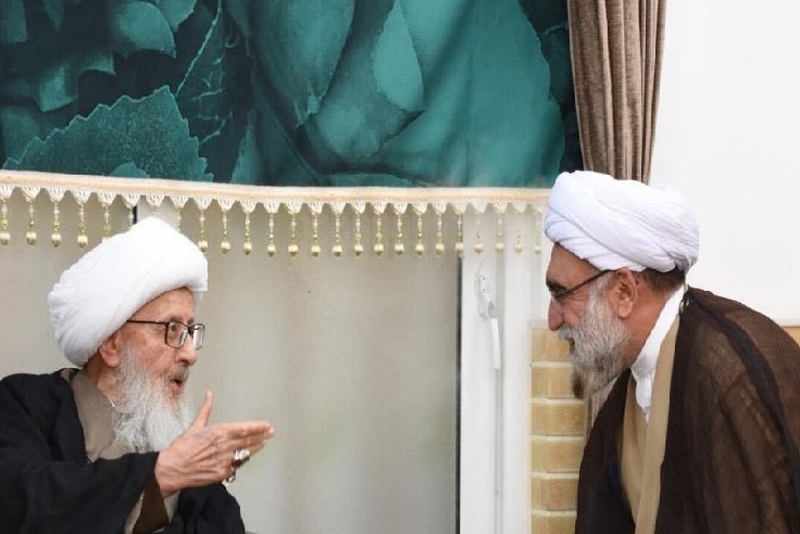 دیدار تولیت آستان قدس رضوی با مراجع عظام تقلید