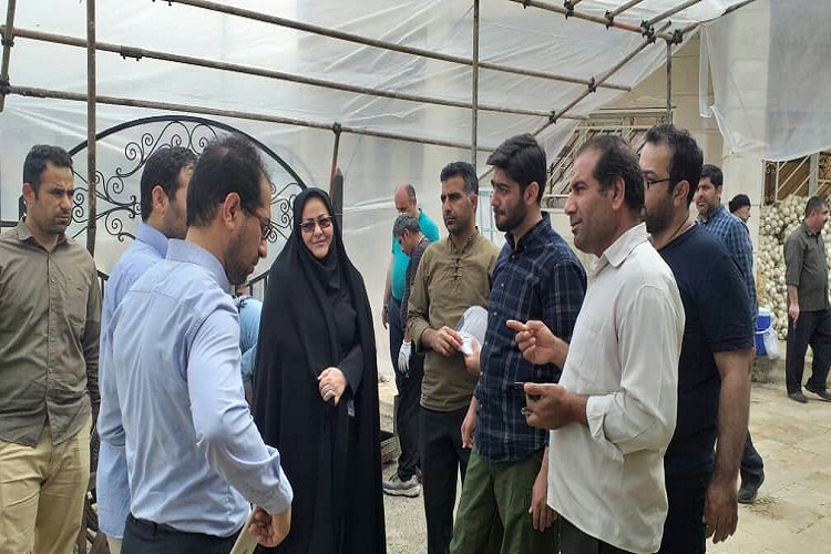 راه&zwnj;اندازی موکب طبخ  غذا در کتابخانه علامه جزایری پلدختر