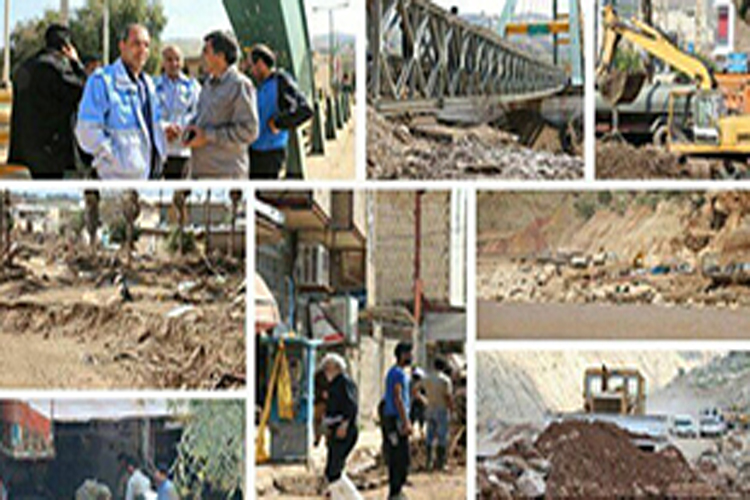 اعزام یگان&zwnj;های ارتش مستقر در لرستان به مناطق سیل&zwnj;زده
