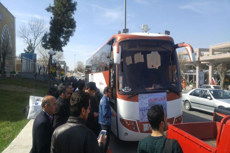 اعزام کاروان 300 نفره راهیان نور از تبریز به مناطق عملیاتی جنوب اعزام کاروان 300 نفره راهیان نور از تبریز به مناطق عملیاتی جنوب