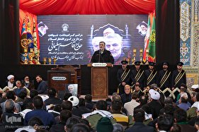 بزرگداشت شهادت سردار سلیمانی در حرم حضرت معصومه(س)