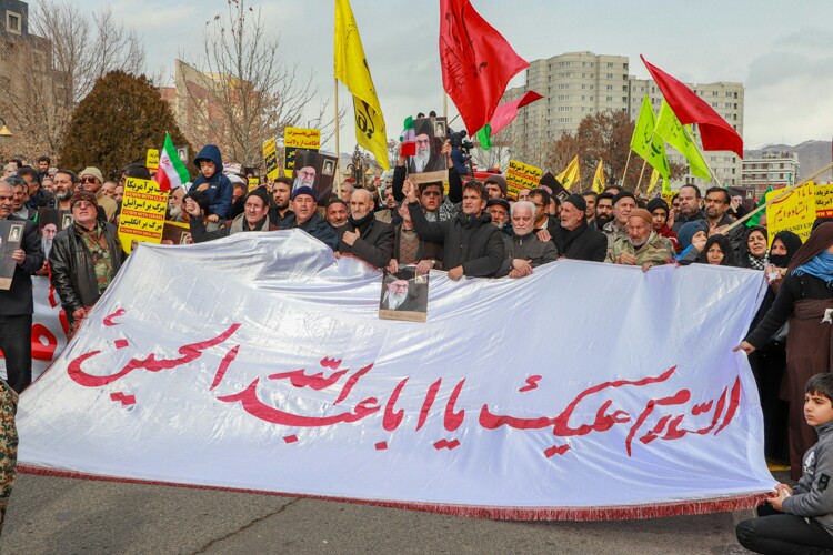 عزاداری زنجانی‌ها برای حاج قاسم سلیمانی