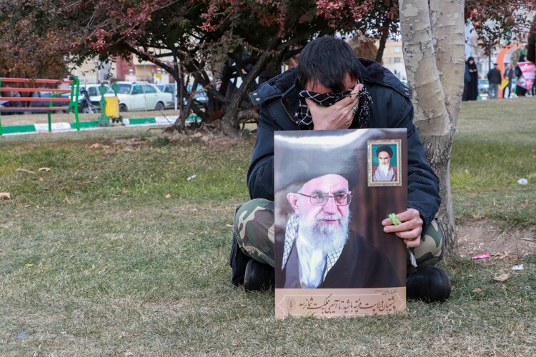 عزاداری زنجانی‌ها برای حاج قاسم سلیمانی