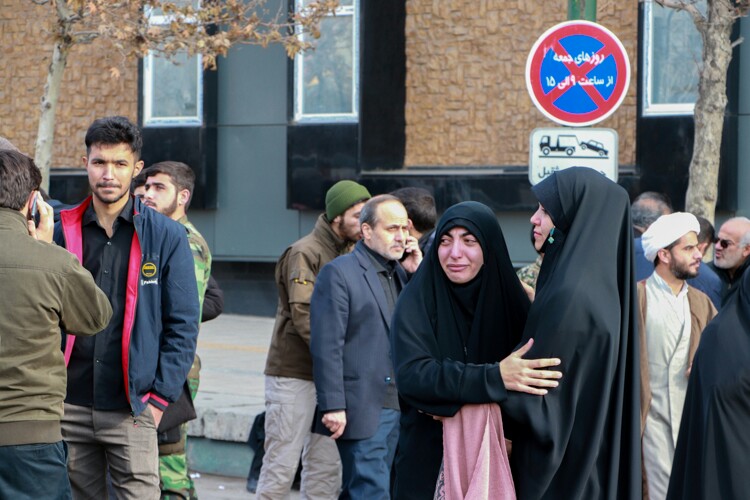 عزاداری زنجانی‌ها برای حاج قاسم سلیمانی