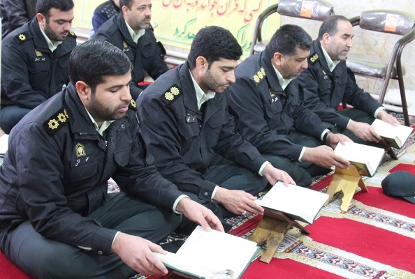 راه یابی 21 نفر از کارکنان نیرو انتظامی همدان به مسابقات منطقه&zwnj;ای قرآن