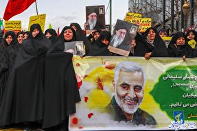 راهپیمایی مردم بیرجند در حمایت از انتقام سخت سپاه پاسداران برگزار می‌شود