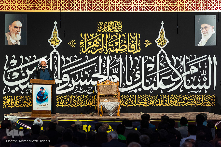 مراسم بزرگداشت شهید قاسم سلیمانی و احمد کاظمی