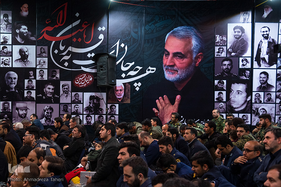 مراسم بزرگداشت شهید قاسم سلیمانی و احمد کاظمی