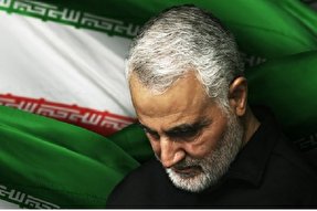 مزین شدن کمربندی اصلی ورودی تایباد به نام سردار سلیمانی