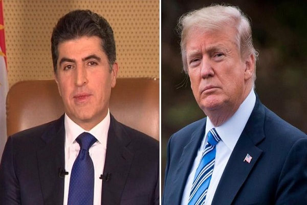 ادیت شده؛ بررسی احداث بزرگترین پایگاه نظامی آمریکا در اربیل در دیدار ترامپ و بارزانی ادیت شده؛ بررسی احداث بزرگترین پایگاه نظامی آمریکا در اربیل در دیدار ترامپ و بارزانی