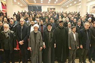 جشن انقلاب ایران و حزب‌الله در لبنان 
 