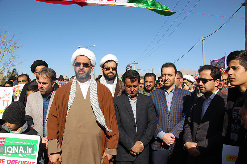 عکس| راهپیمایی 22 بهمن در مهریز