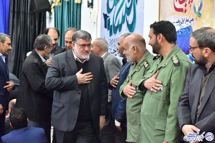 بزرگداشت دو شهید حادثه سقوط هواپیمای اوکراینی ـ بیرجند