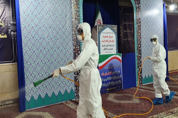 ضد عفونی اماکن عمومی در زنجان