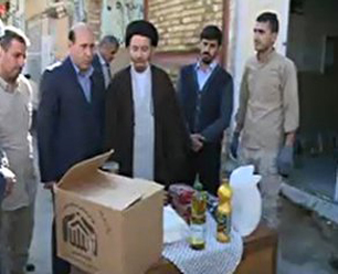 توزیع سبد غذایی بین سیل&zwnj;زدگان لرستان