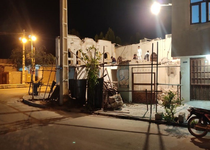 آغاز مرمت مسجد تاریخی احمد بن حنبل ندرکنگ