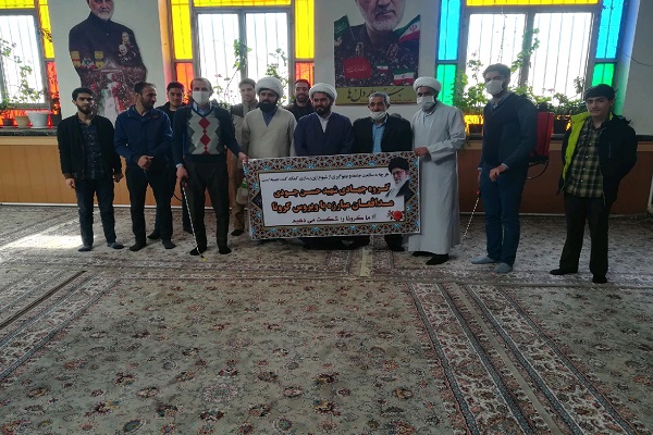 ضدعفونی ۲۰ مسجد توسط &laquo;کانون فرهنگی هنری الهادی&raquo; اردبیل