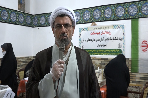 راه&zwnj;اندازی 12 کارگاه تولید ماسک در امامزادگان مازندران