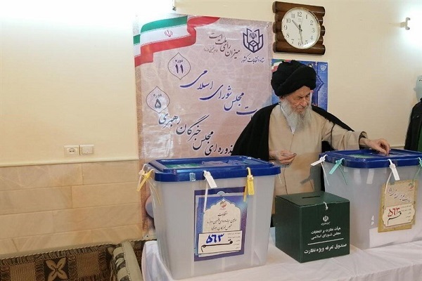 سخنان مراجع و علما در پای صندوق رای انتخابات مجلس