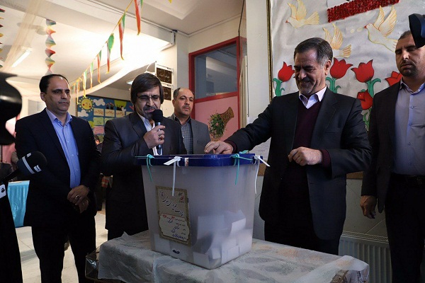حضور مسئولان چهارمحال و بختیاری در انتخابات ۹۸
