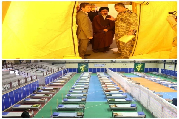 تیتر بزن بیمارستان صحرایی شهید باکری ارومیه افتتاح شد