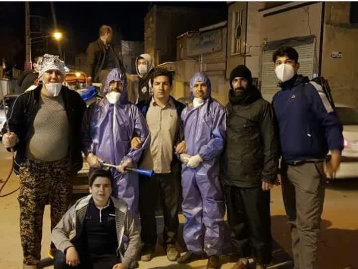 جهادگران سلامت همدان در خط مبارزه با شیوع کرونا