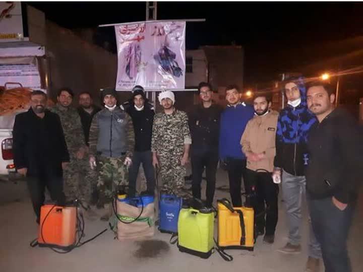جهادگران سلامت همدان در خط مبارزه با شیوع کرونا
