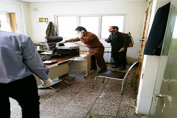 جهادگران سلامت همدان در خط مبارزه با شیوع کرونا