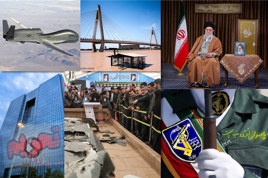 از آغاز سال با سیل ویرانگر تا حمایت ملی از سپاه پاسداران