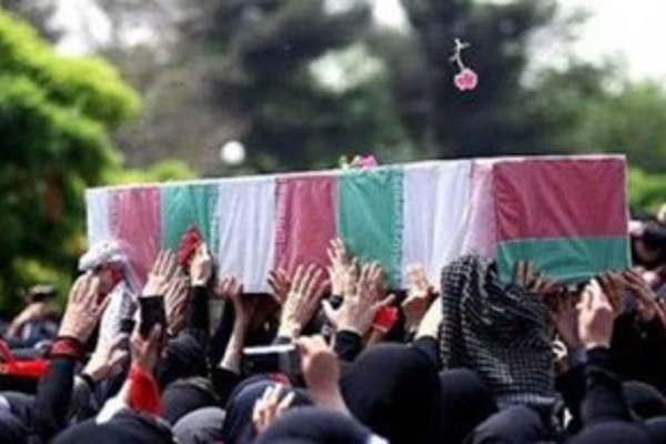 تشییع و خاکسپاری جانباز عملیات والفجر6 در بابل