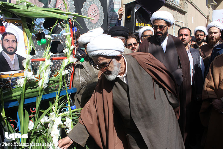 محل جان باختن شهید قاسمی گلباران شد