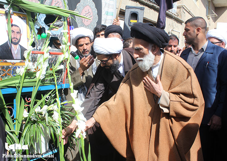 محل جان باختن شهید قاسمی گلباران شد