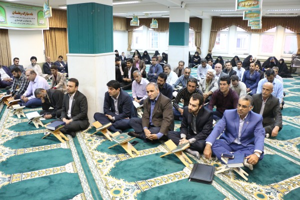 گزارش تصویری محفل انس با قرآن در شرکت گاز مازندران
