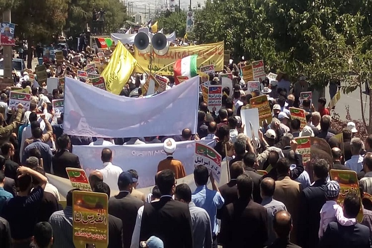 آغاز راهپیمایی روز جهانی قدس در کرمانشاه