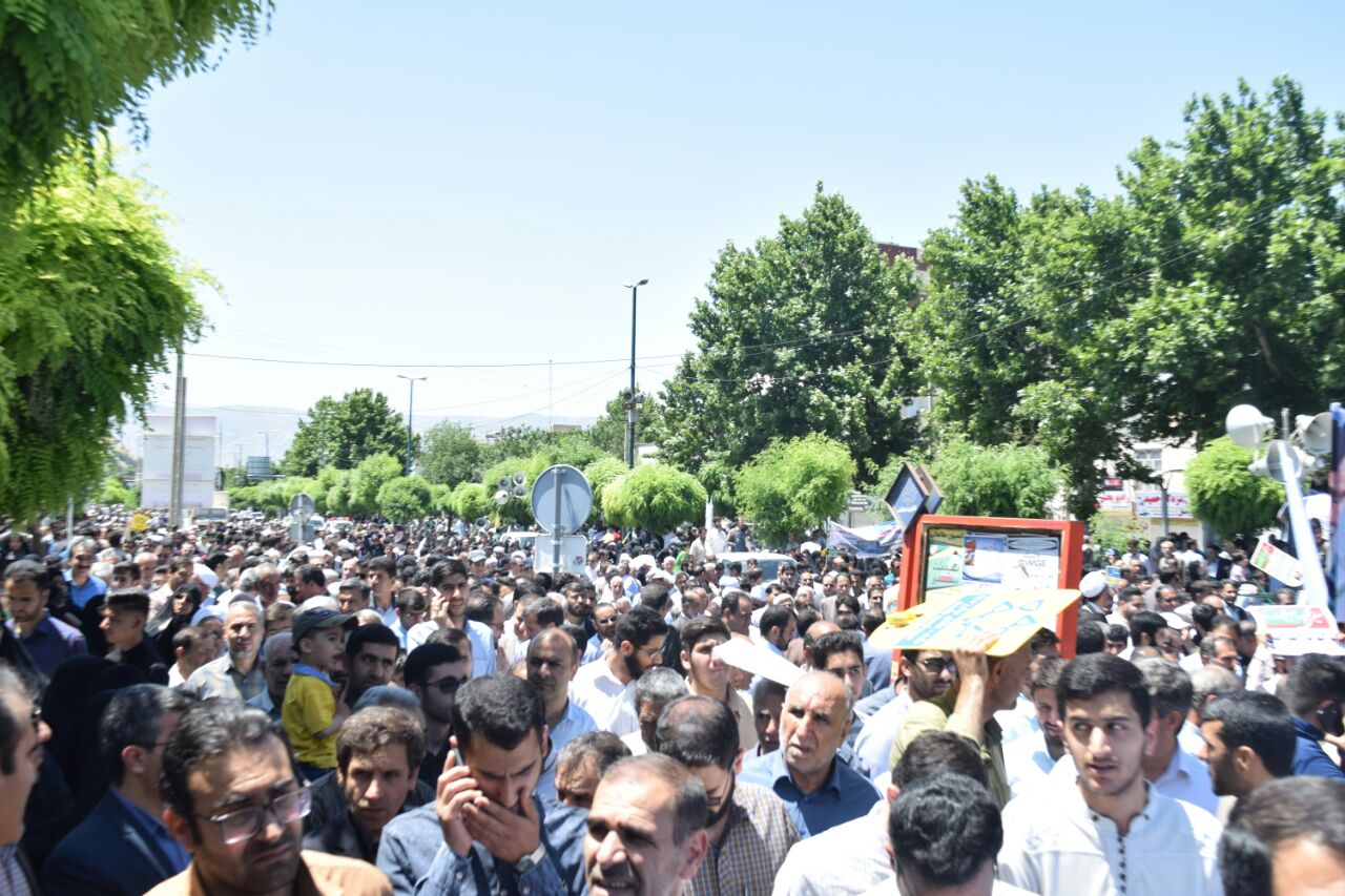 گزارش تصویری راهپیمایی روز جهانی قدس در خرم&zwnj;آباد