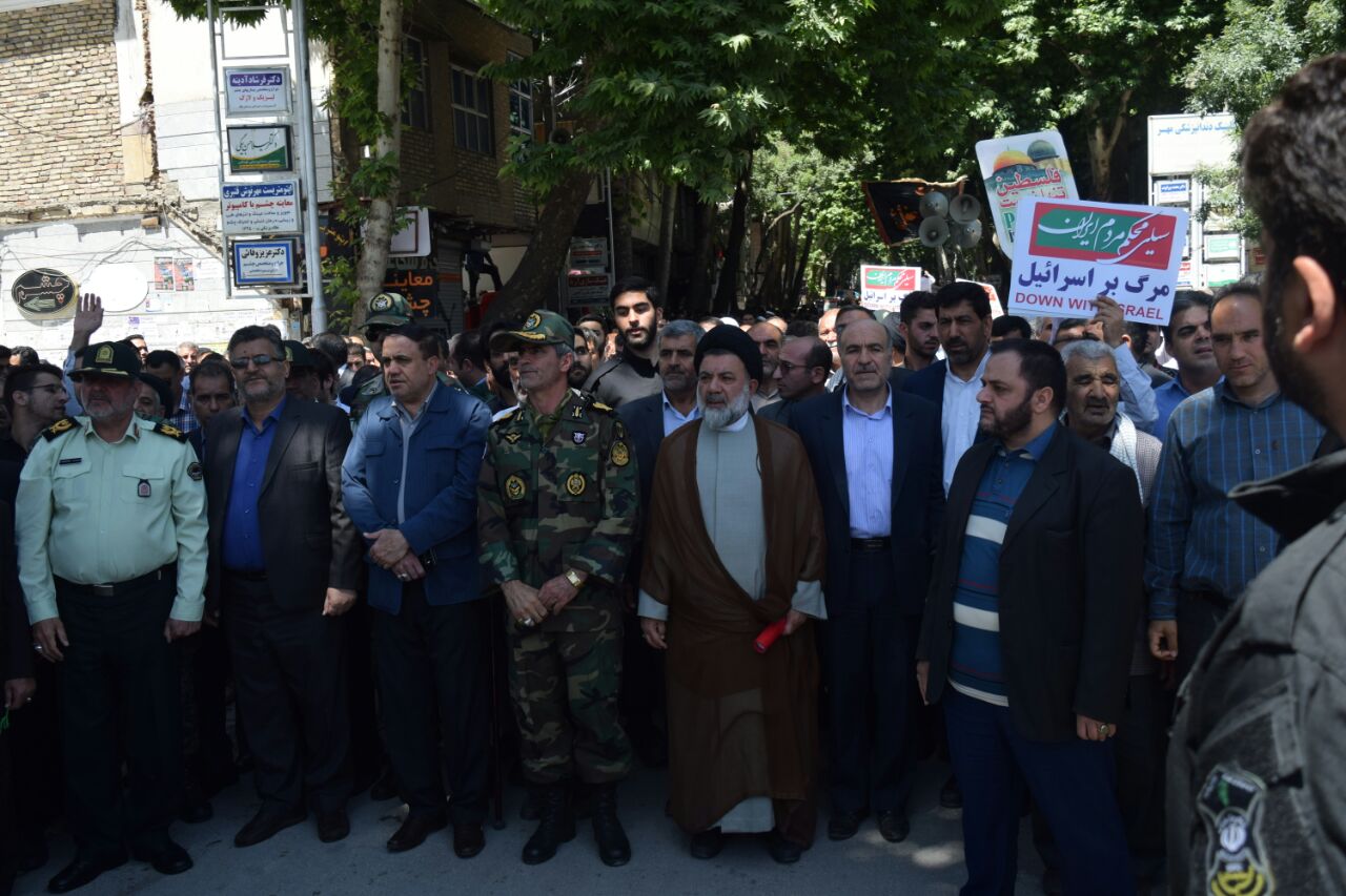 گزارش تصویری راهپیمایی روز جهانی قدس در خرم&zwnj;آباد