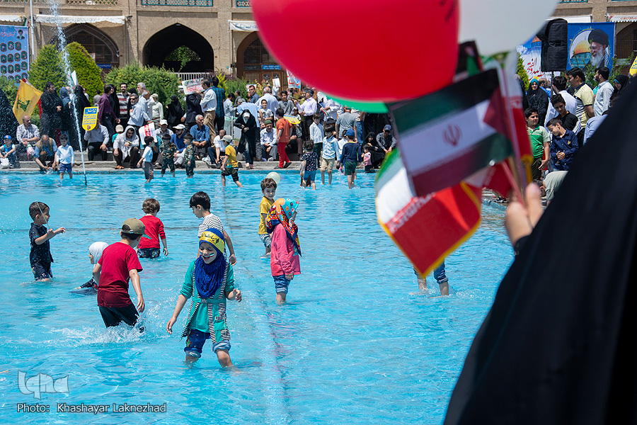 راهپیمایی روز قدس در میدان نقش جهان اصفهان راهپیمایی روز قدس در میدان نقش جهان اصفهان
