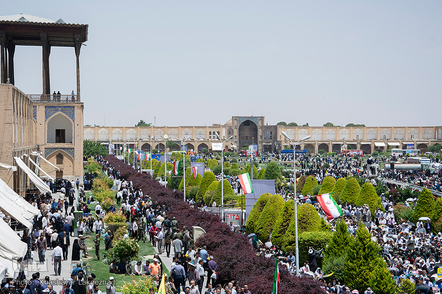 راهپیمایی روز قدس در میدان نقش جهان اصفهان راهپیمایی روز قدس در میدان نقش جهان اصفهان